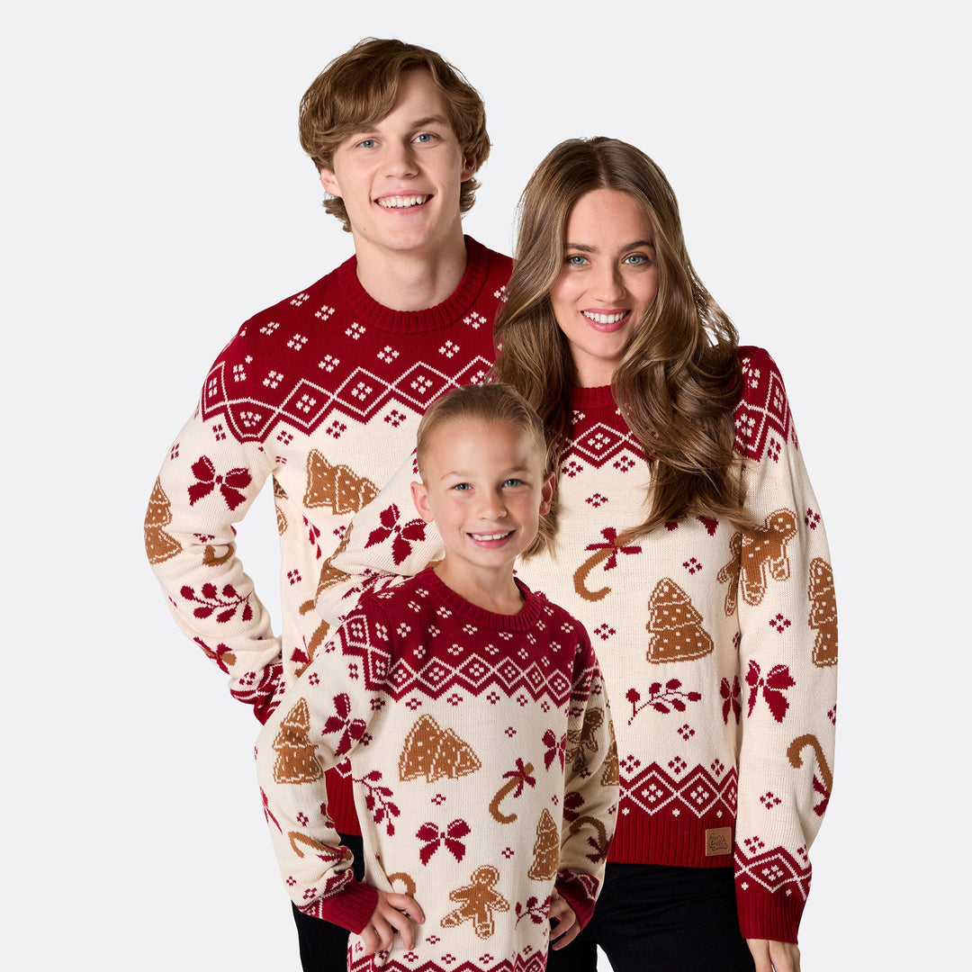 Pull de Noël matchy-matchy Pain d'épices