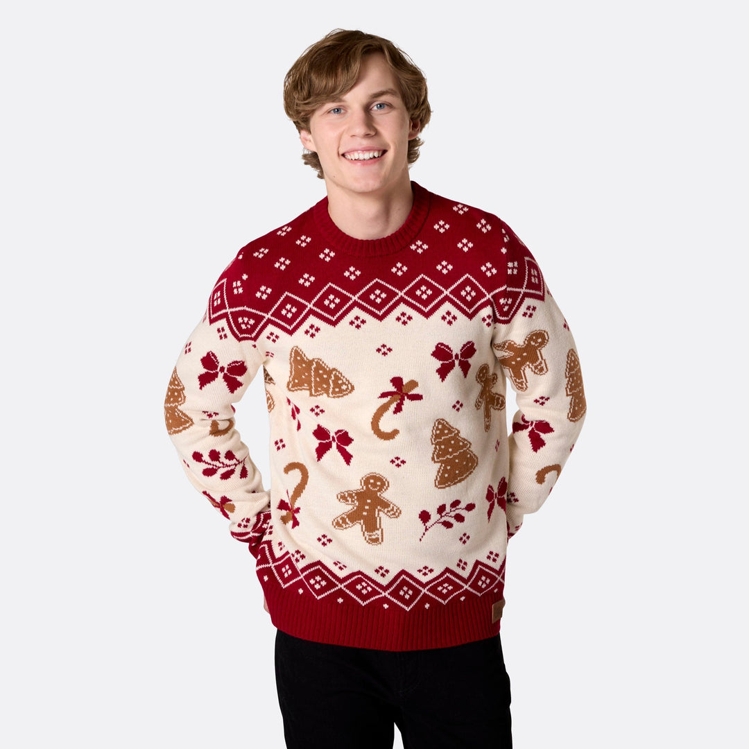Pull de Noël matchy-matchy Pain d'épices