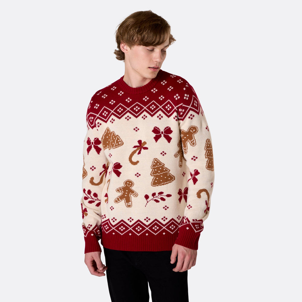 Pull de Noël matchy-matchy Pain d'épices