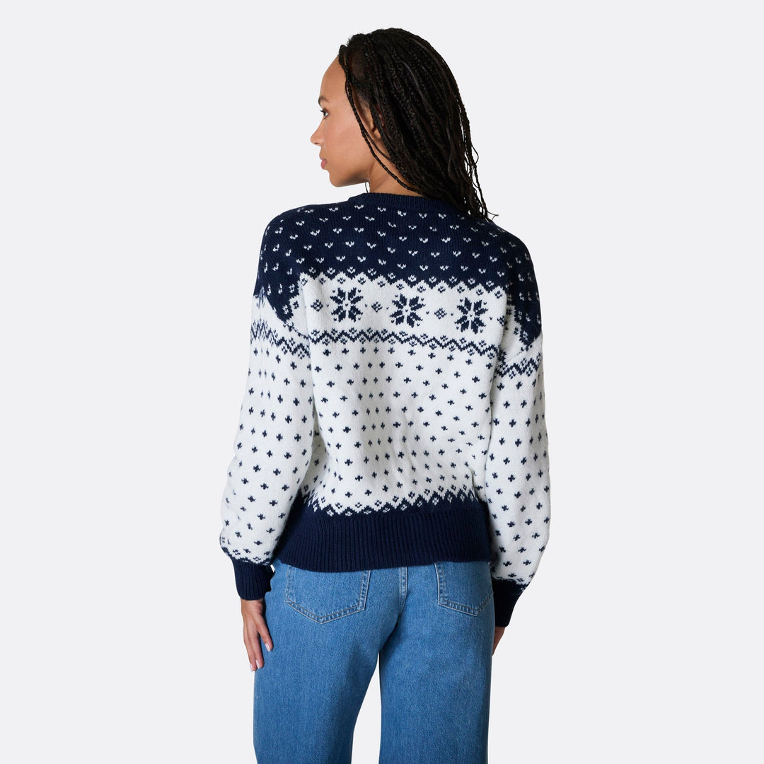 Gilet de Noël femme - bleu