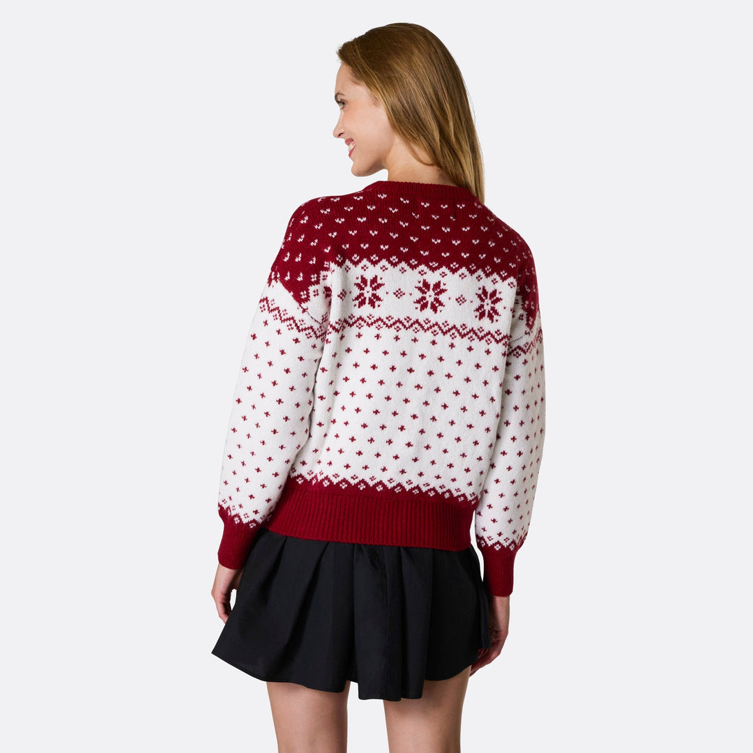 Gilet de Noël femme - rouge