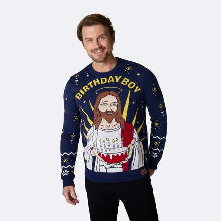 Pull de Noël homme "Birthday Boy"