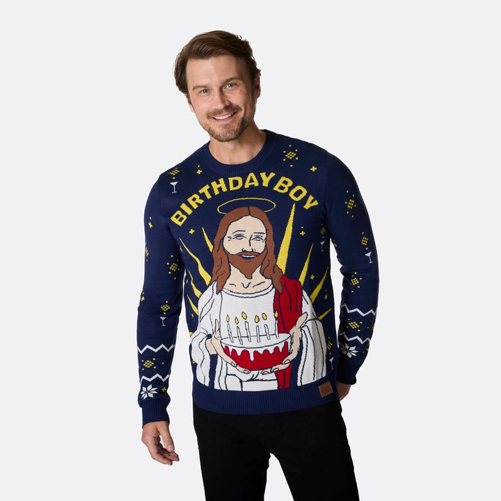 Pull de Noël homme "Birthday Boy"