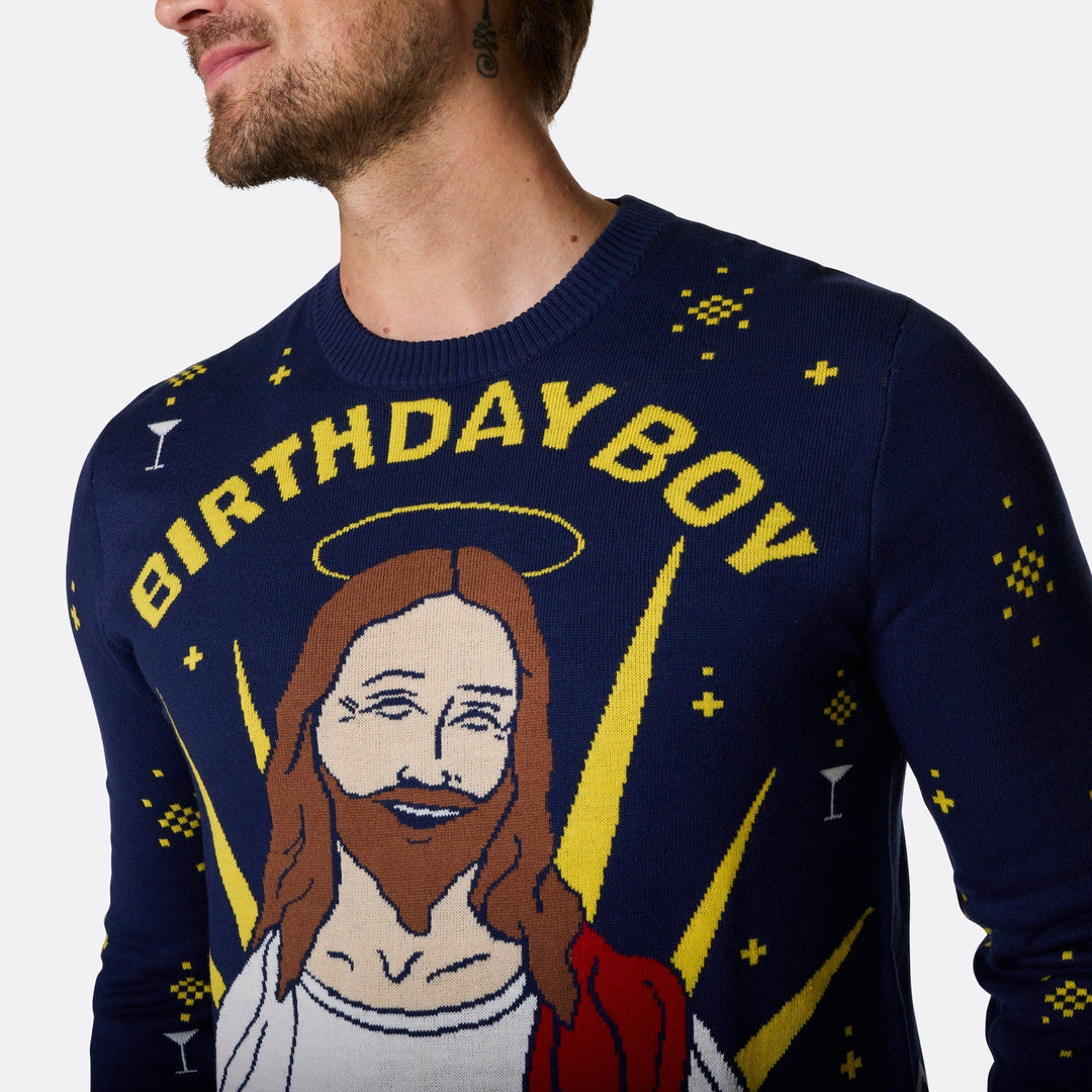 Pull de Noël homme "Birthday Boy"