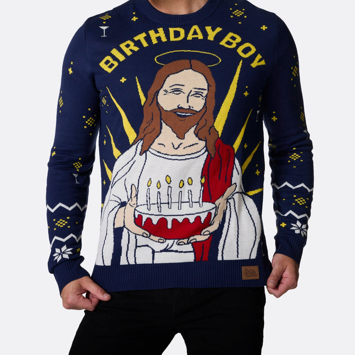 Pull de Noël homme "Birthday Boy"