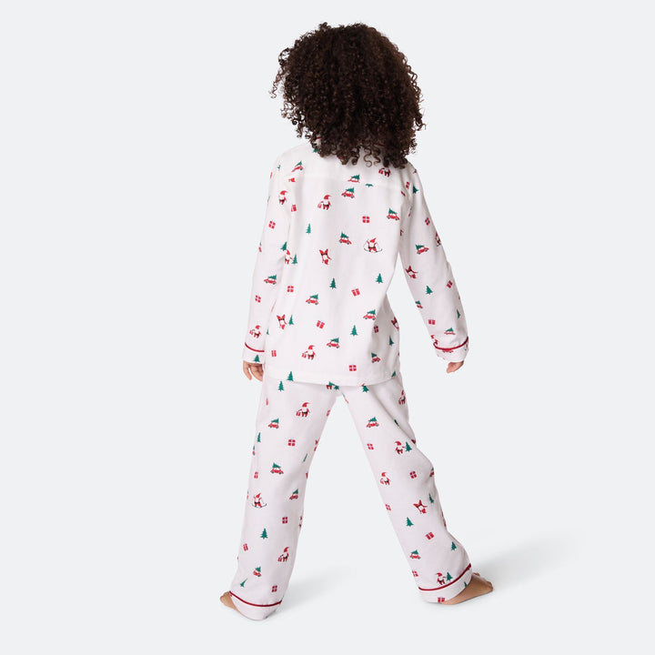 Pyjama de Noël enfant en flanelle Gui