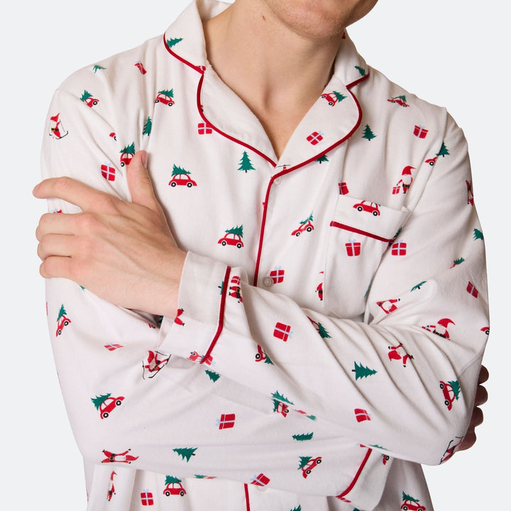 Pyjama de Noël matchy-matchy en flanelle Gui