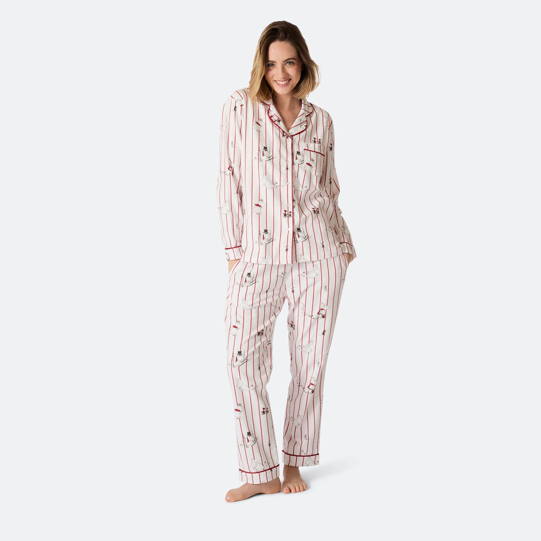 Pyjama de Noël femme en flanelle Moomin