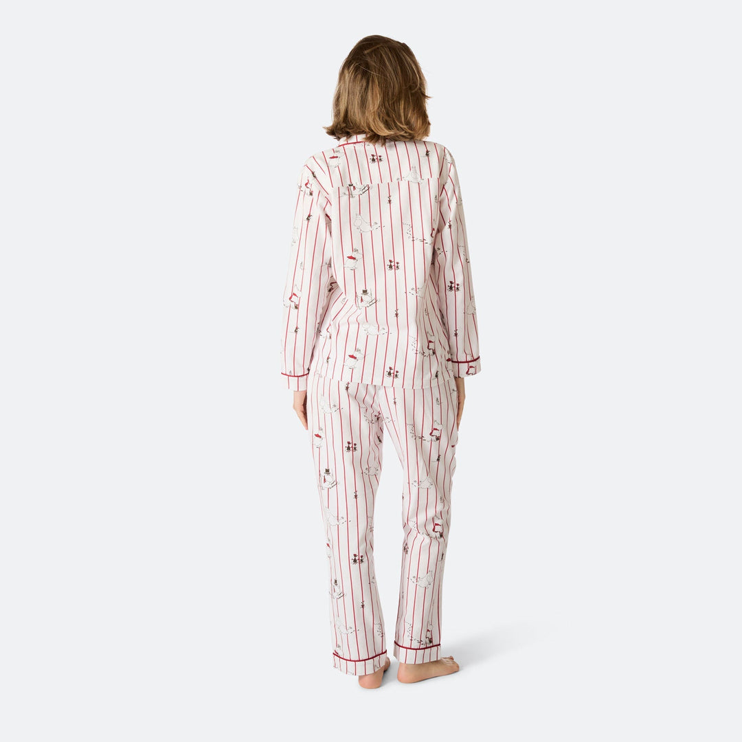 Pyjama de Noël femme en flanelle Moomin