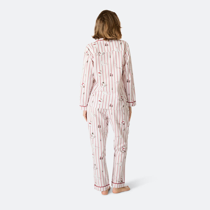 Pyjama de Noël femme en flanelle Moomin