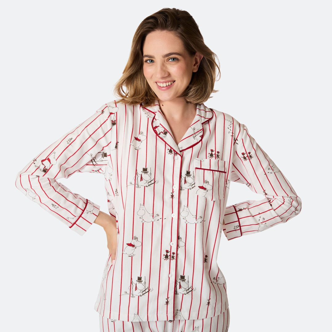 Pyjama de Noël femme en flanelle Moomin