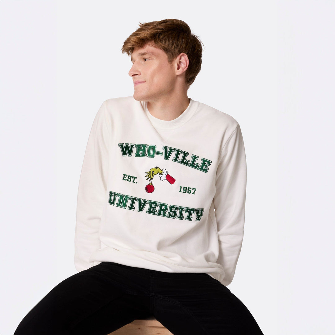 Pull de Noël homme "Who-Ville University"