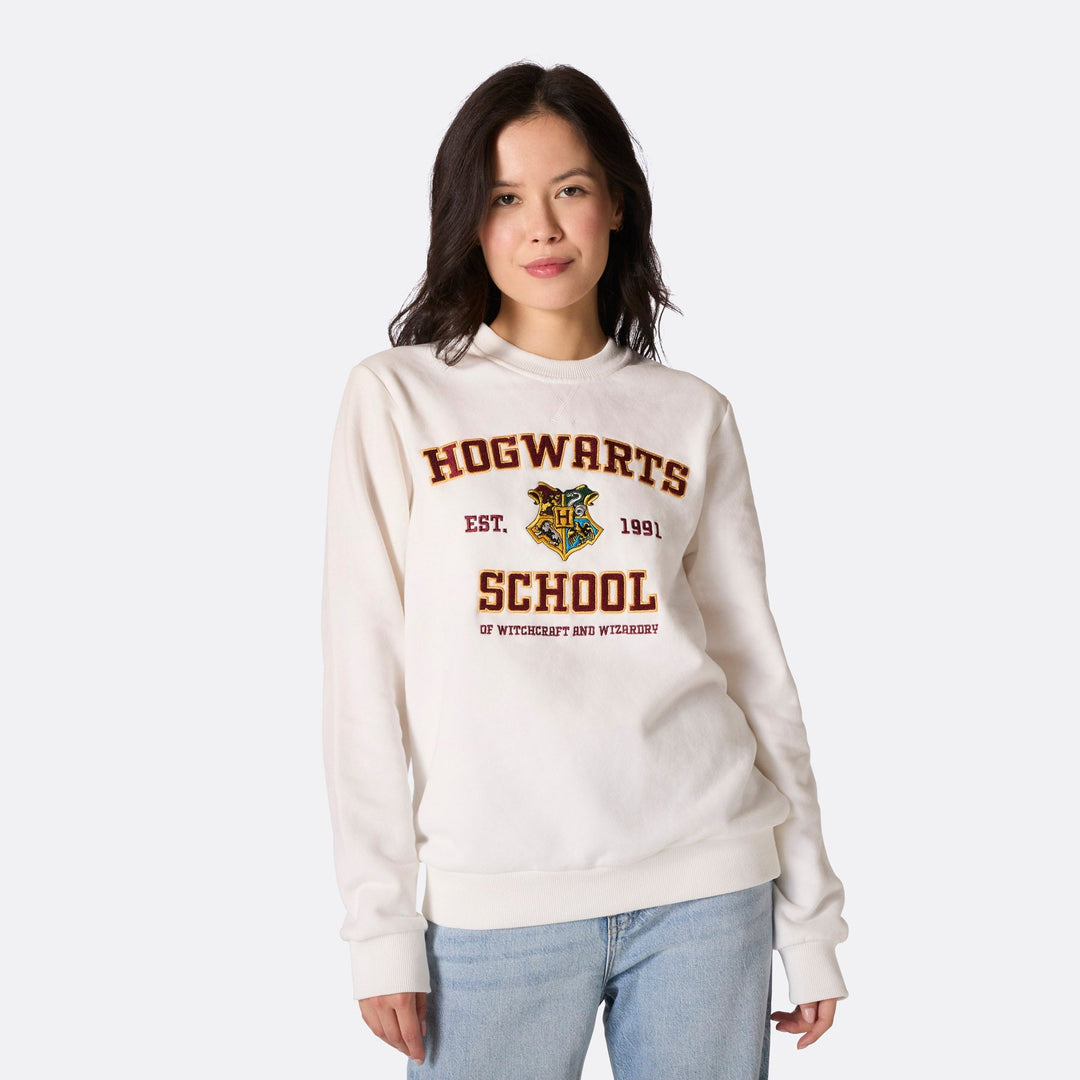 Pull de Noël femme "Hogwarts School"
