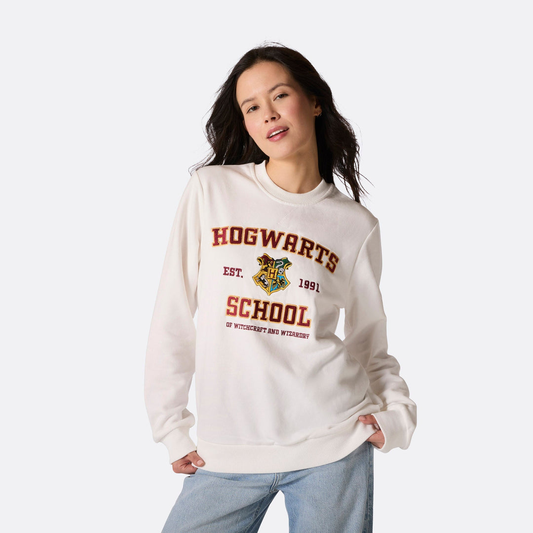 Pull de Noël femme "Hogwarts School"