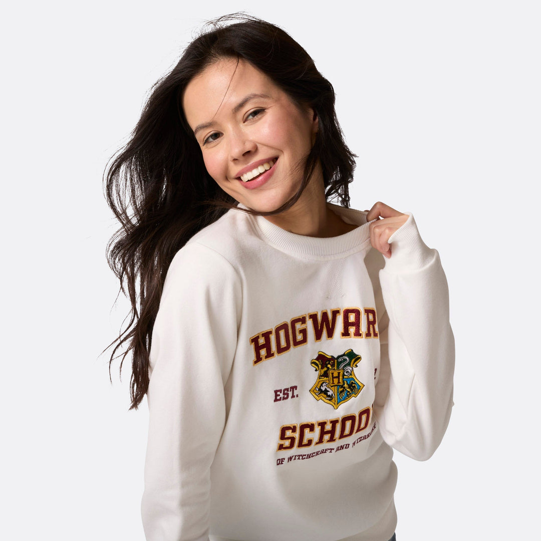 Pull de Noël femme "Hogwarts School"