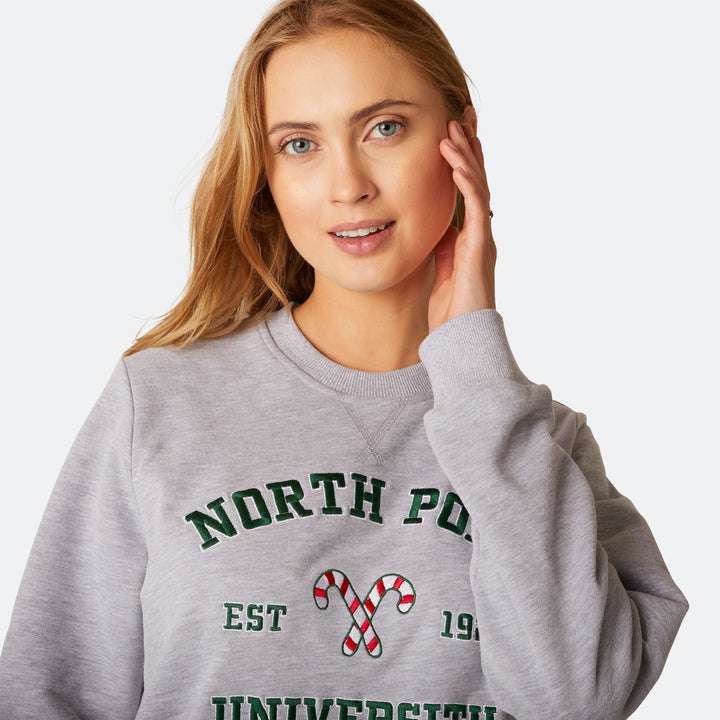 Ensemble jogging de Noël femme "North Pole University"
