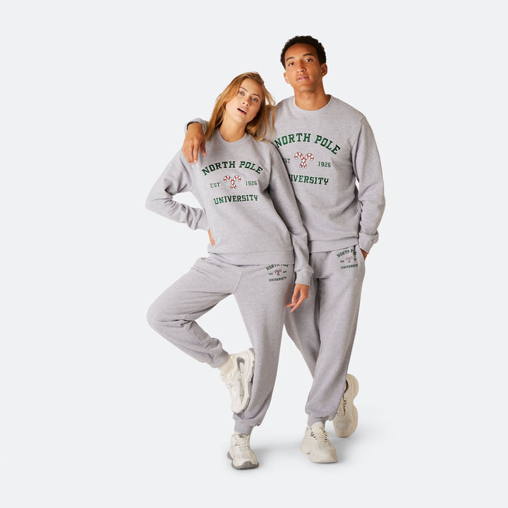 Ensemble jogging de Noël homme "North Pole University"