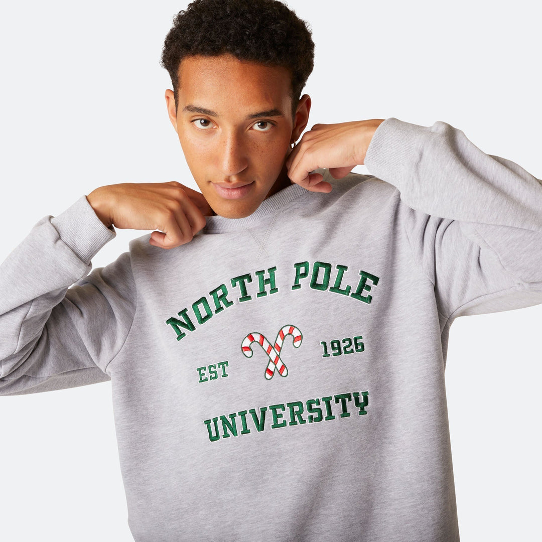 Ensemble jogging de Noël homme "North Pole University"