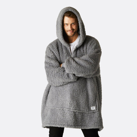HappyHoodie en Sherpa - gris