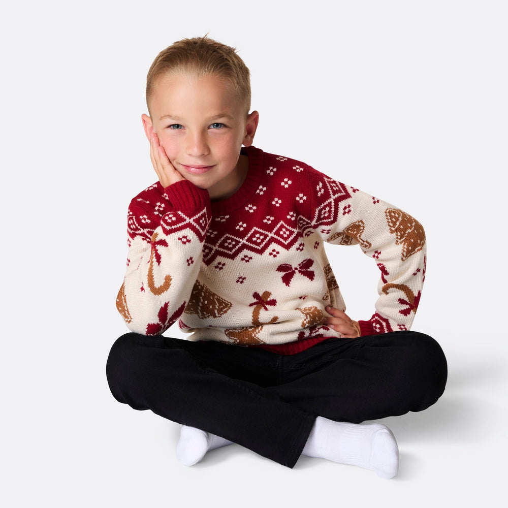 Pull de Noël matchy-matchy Pain d'épices