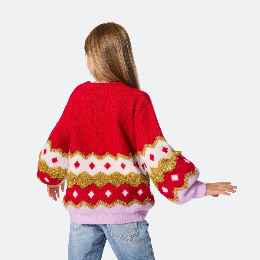 Pull de Noël matchy-matchy oversize Hohoho