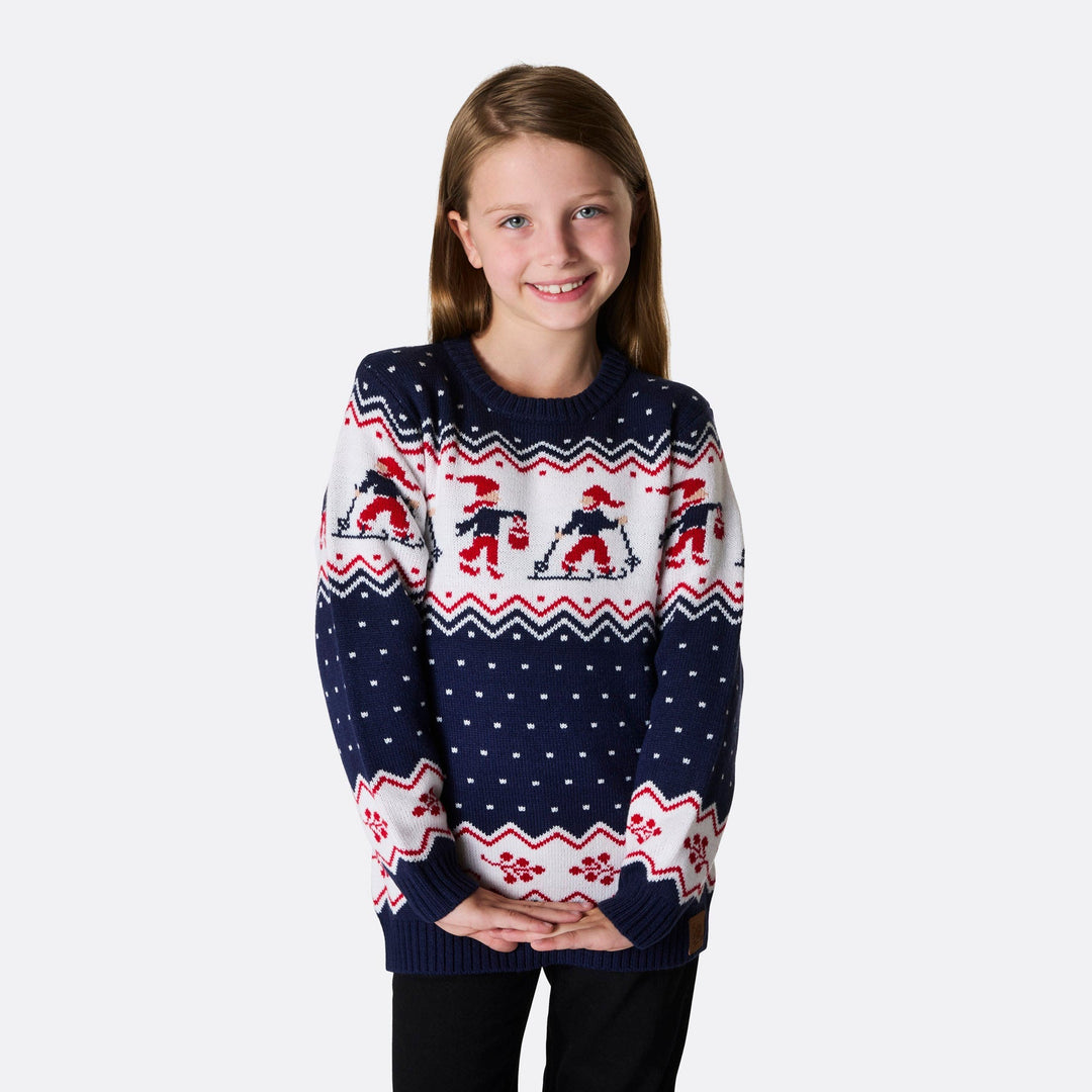 Pull de Noël matchy-matchy à motifs