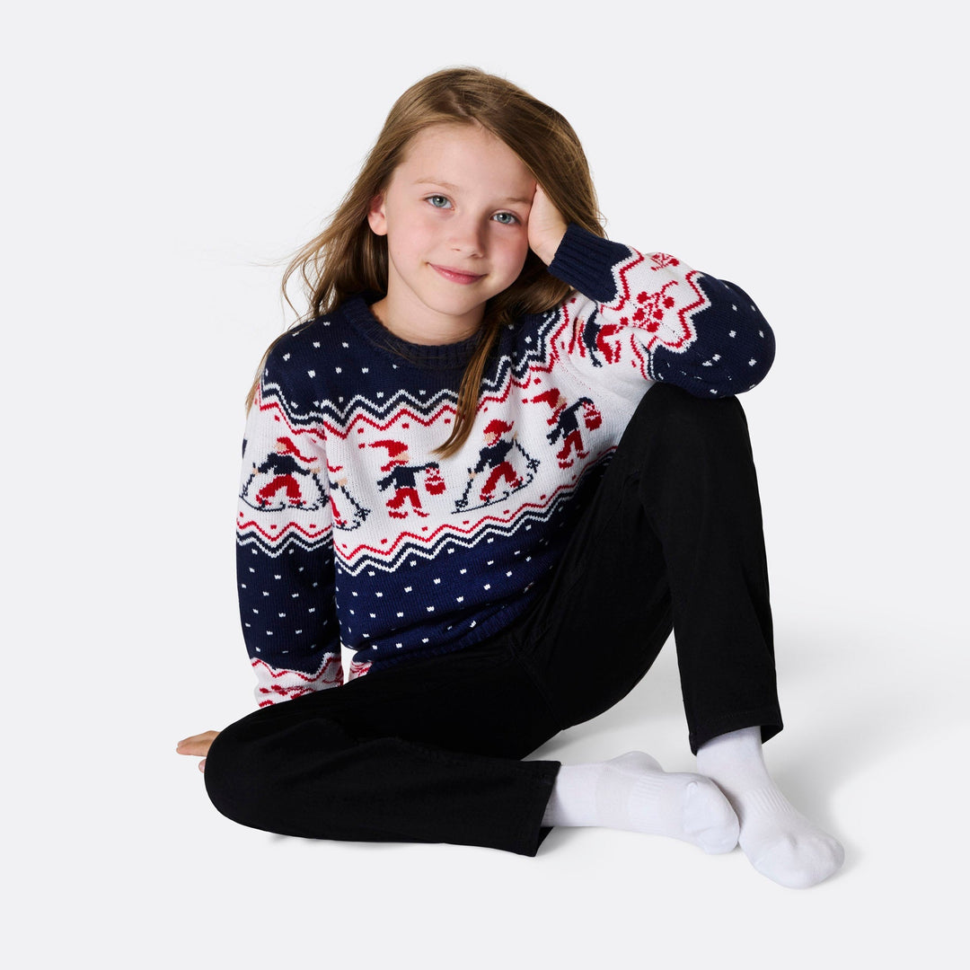 Pull de Noël matchy-matchy à motifs