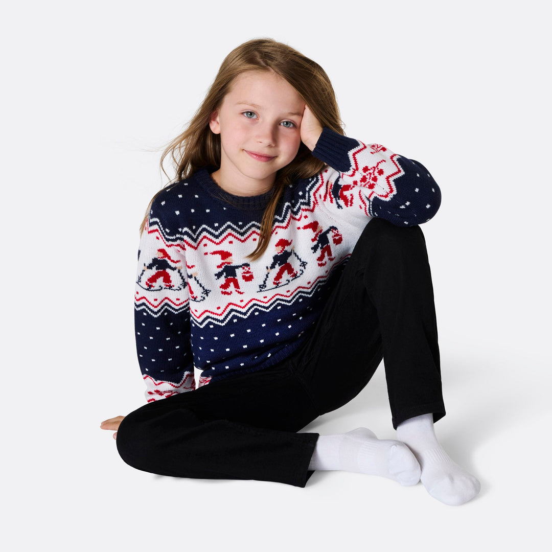 Pull de Noël matchy-matchy à motifs