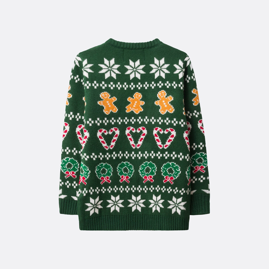 Pull de Noël matchy-matchy - vert