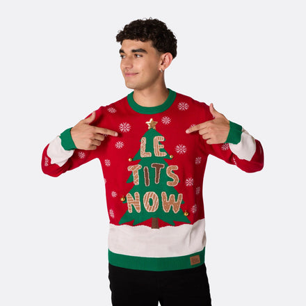 Pull de Noël homme "Let It Snow"