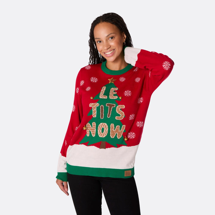 Pull de Noêl femme "Let It Snow"