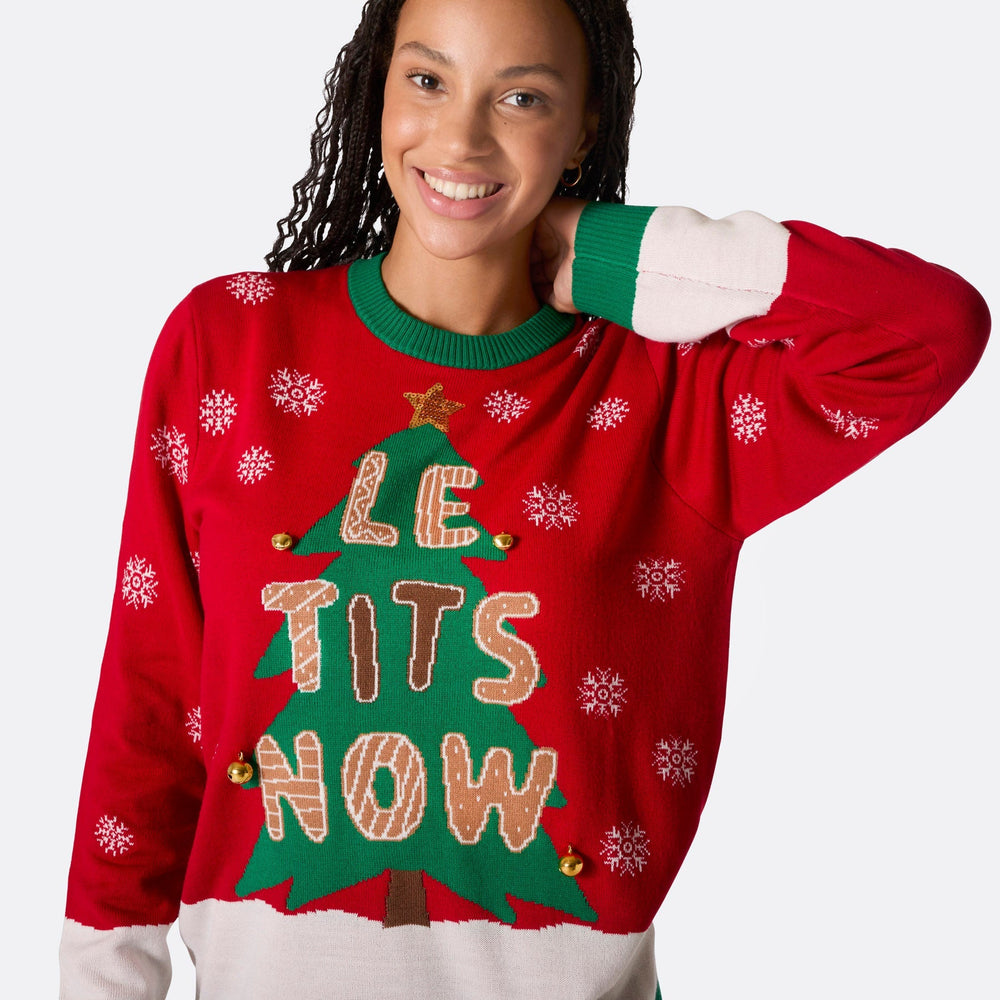 Pull de Noêl femme "Let It Snow"