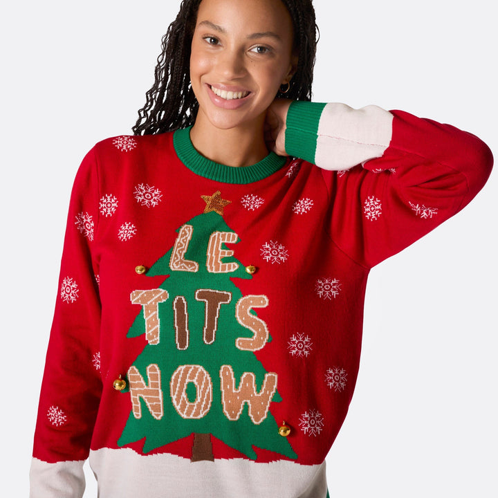 Pull de Noêl femme "Let It Snow"