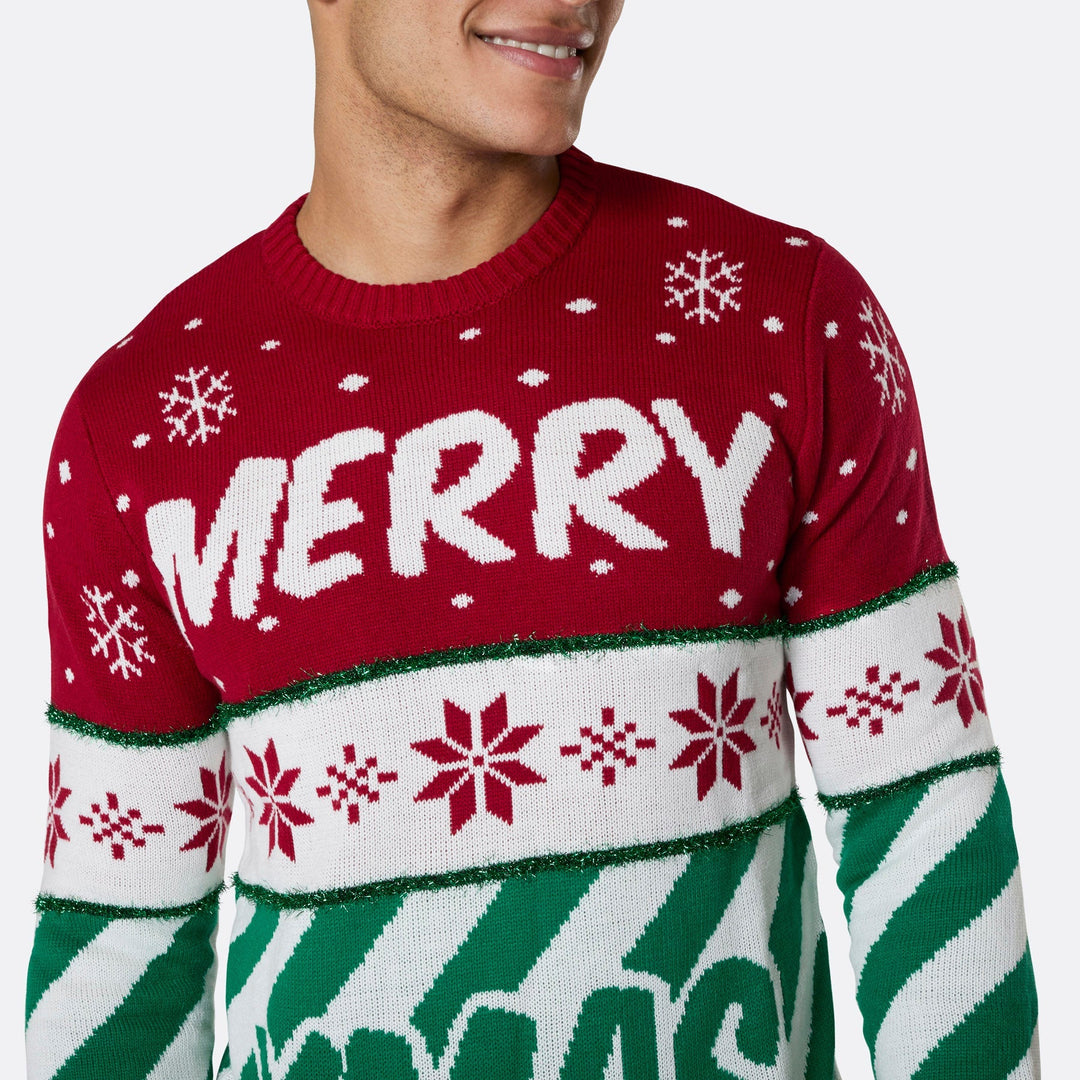 Pull de Noël matchy-matchy "Merry Xmas"