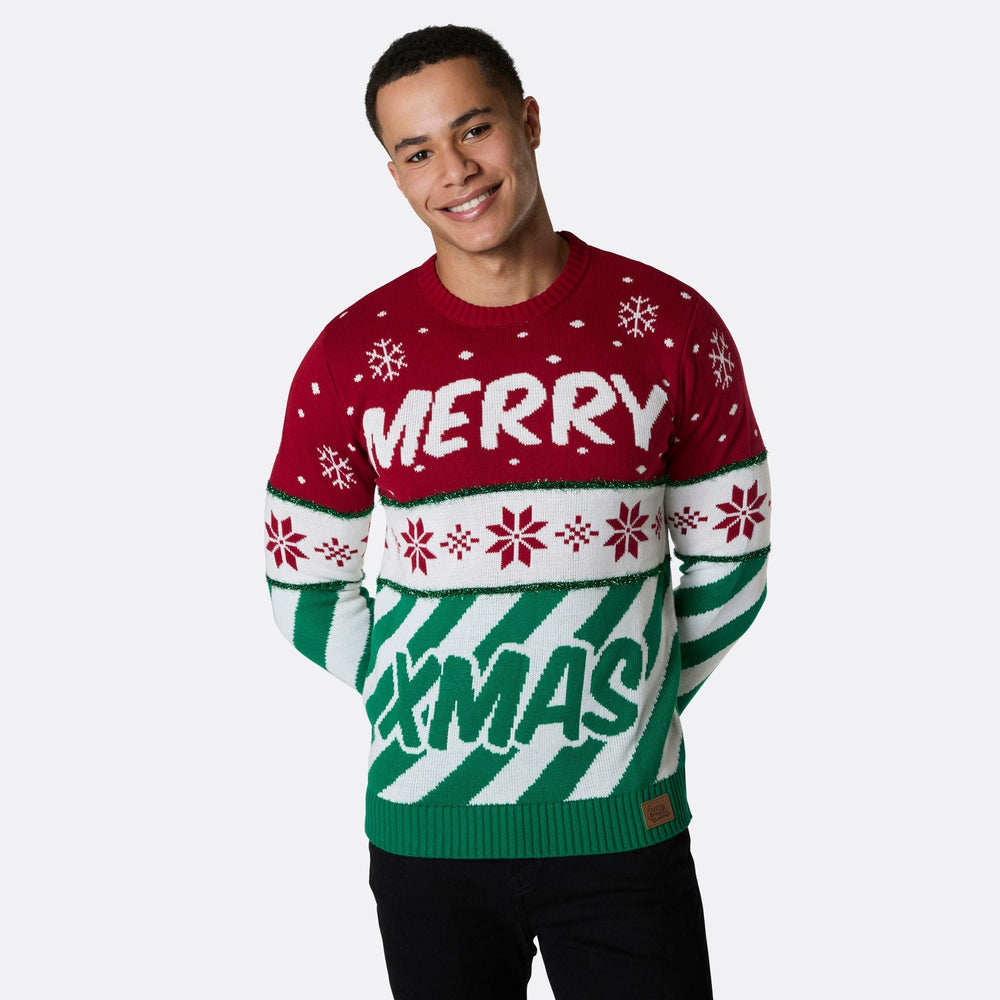 Pull de Noël matchy-matchy "Merry Xmas"