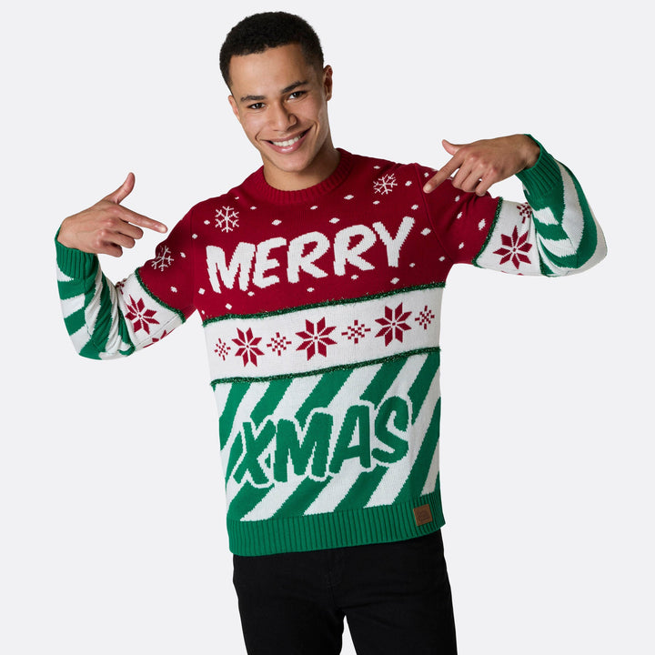 Pull de Noël matchy-matchy "Merry Xmas"