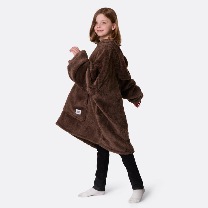 HappyHoodie enfant en Teddy - marron