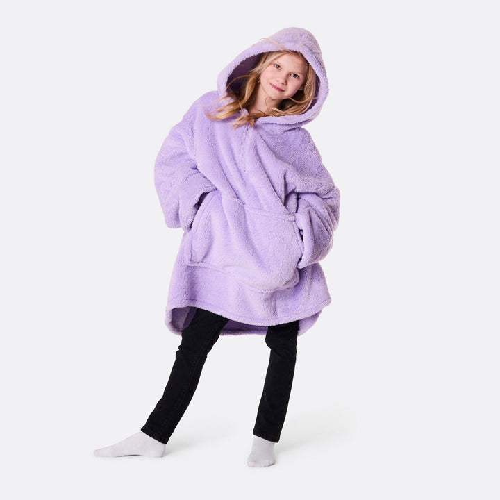 HappyHoodie enfant en Teddy - lavande