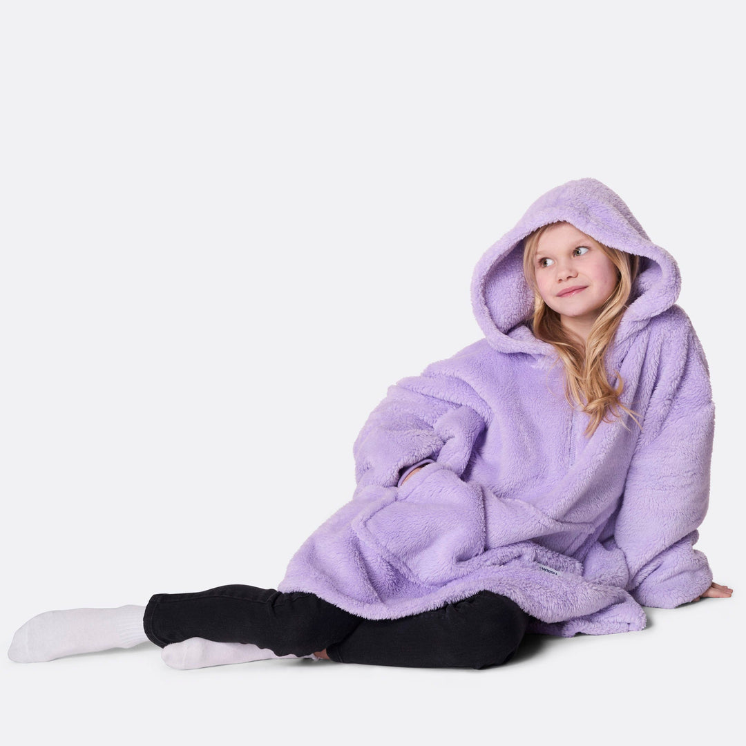 HappyHoodie enfant en Teddy - lavande