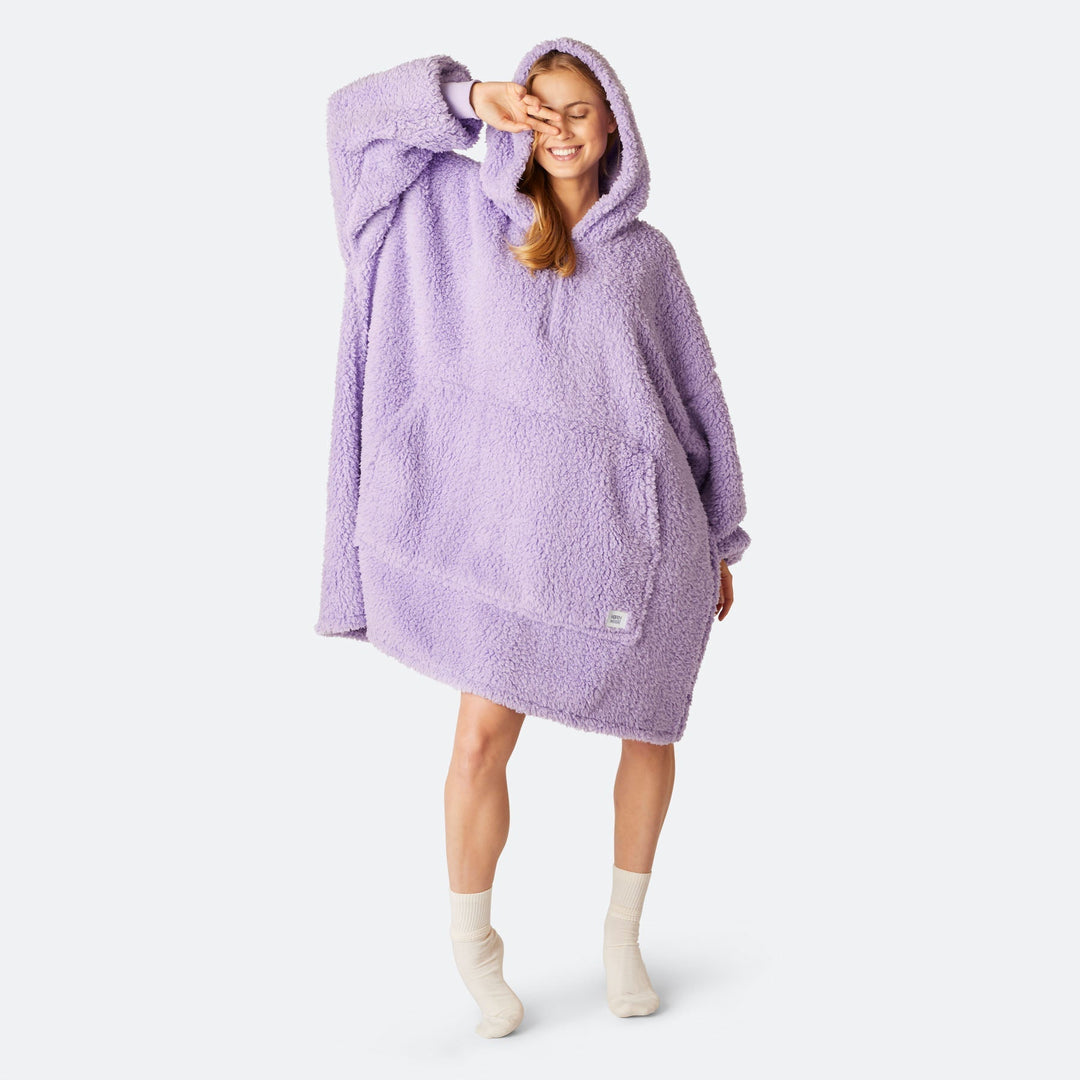 HappyHoodie en Sherpa - violet