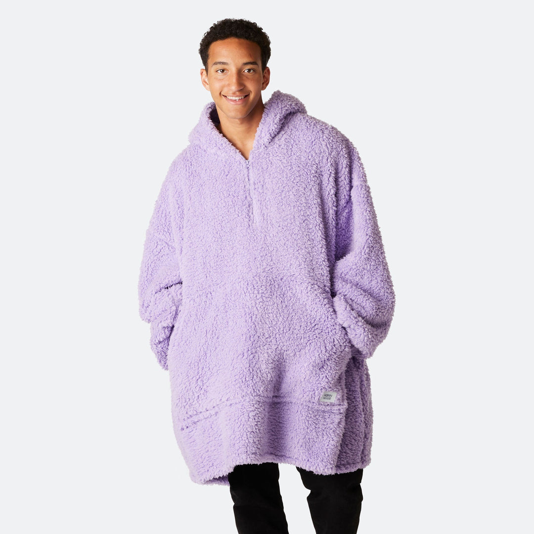 HappyHoodie en Sherpa - violet