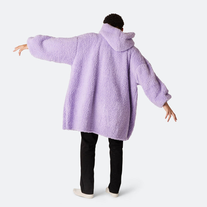HappyHoodie en Sherpa - violet