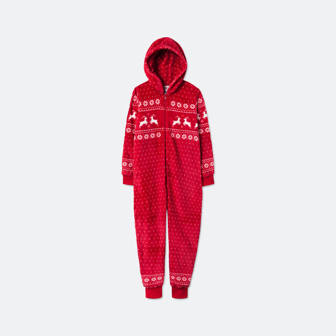 Combinaison de Noël enfant - rouge