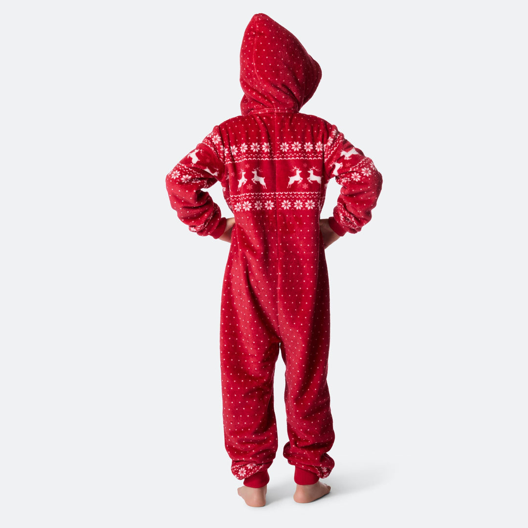 Combinaison de Noël enfant - rouge
