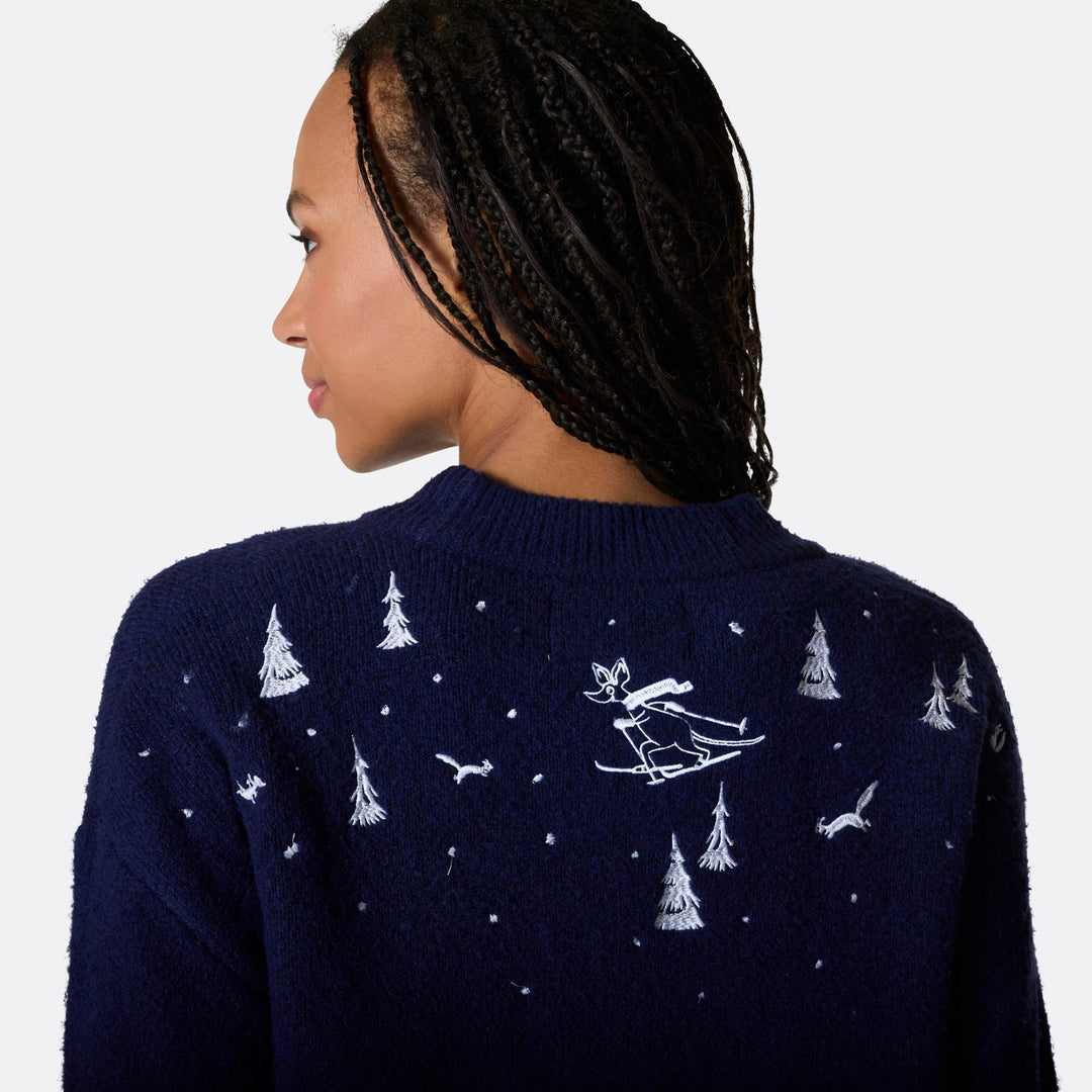 Pull de Noël oversize femme Moomin