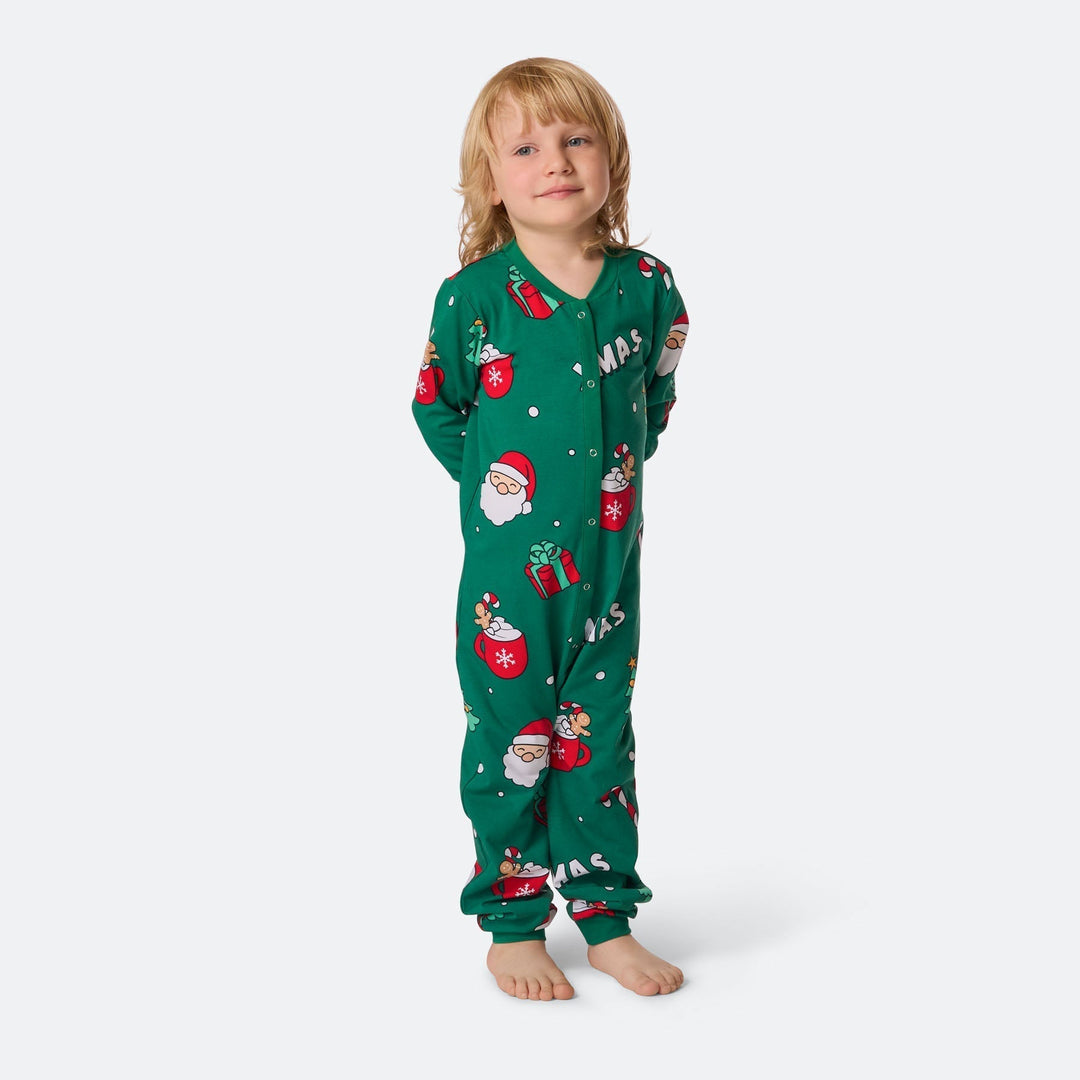 Pyjama de Noël matchy-matchy - vert