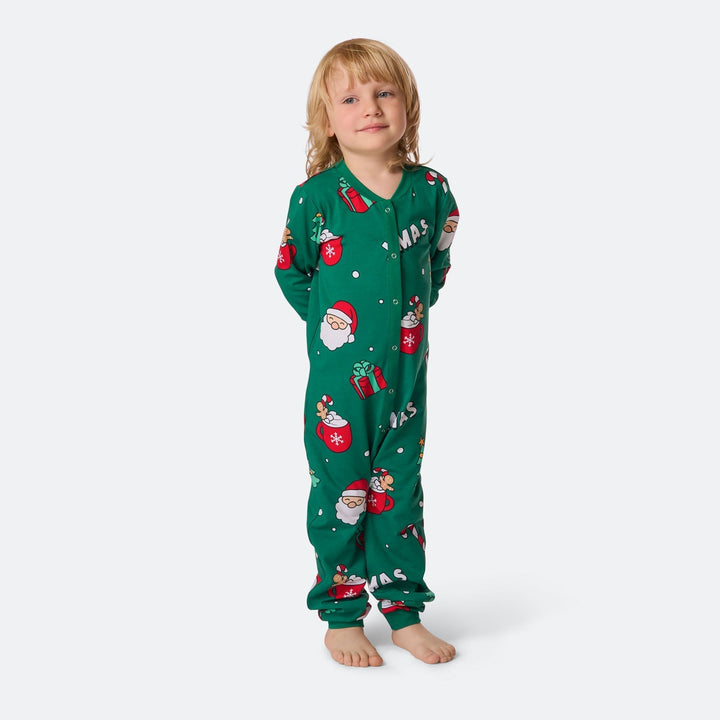 Pyjama de Noël matchy-matchy - vert