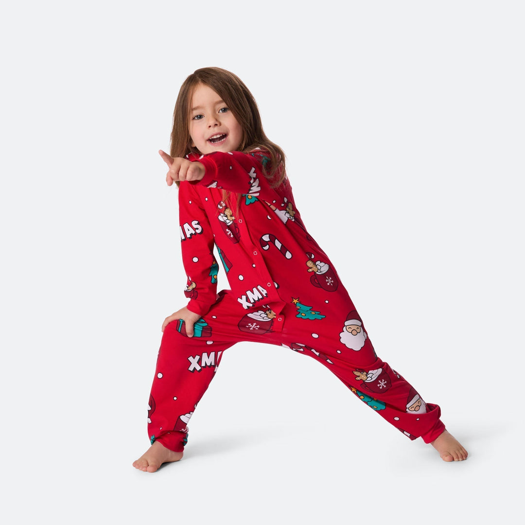 Pyjama de Noël matchy-matchy - rouge
