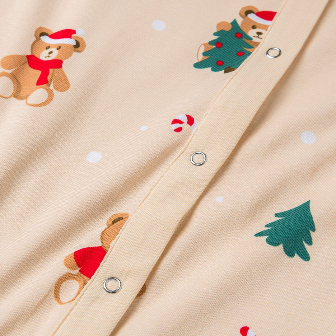 Pyjama de Noël matchy-matchy Teddy Bear - beige