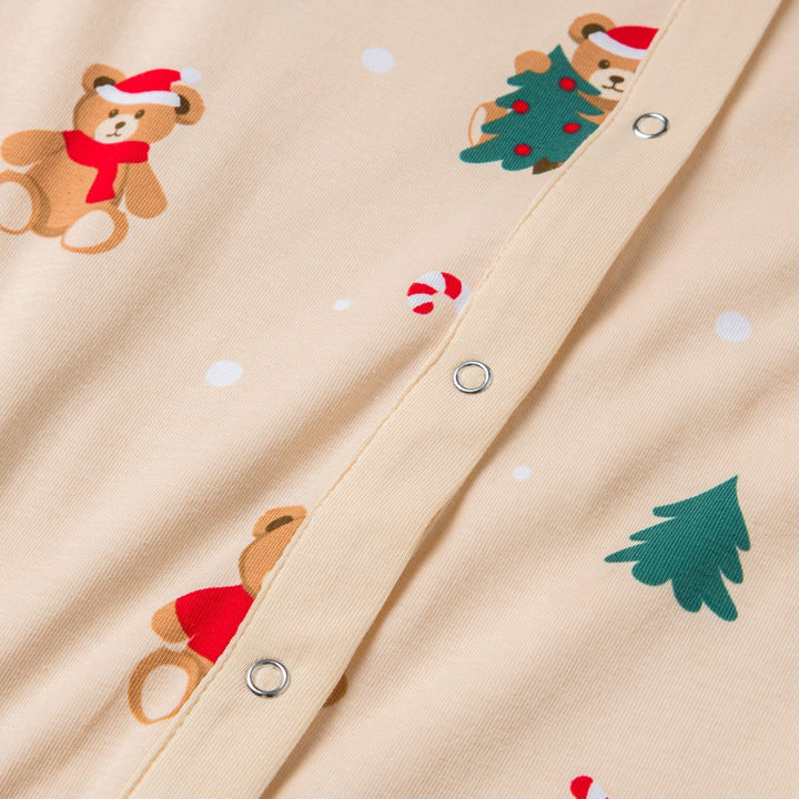 Pyjama de Noël matchy-matchy Teddy Bear - beige